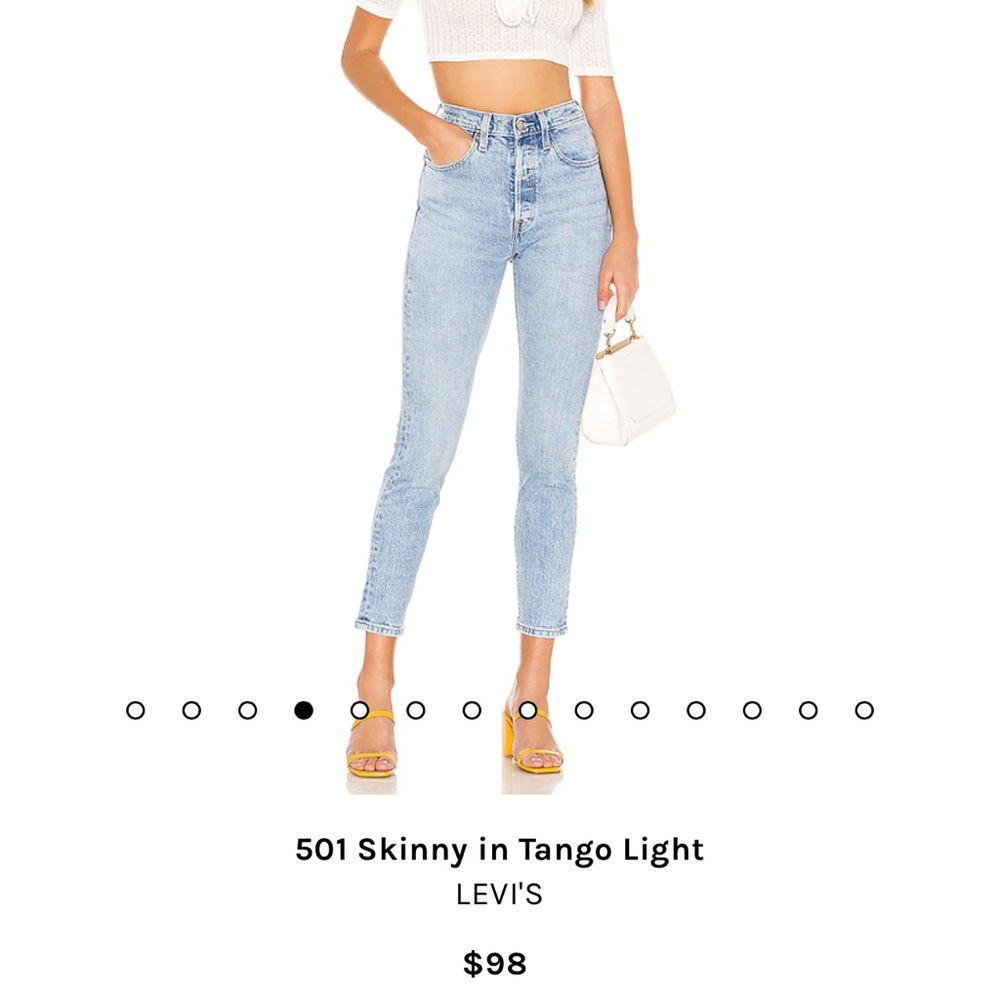 Levis 501 skinny Jean